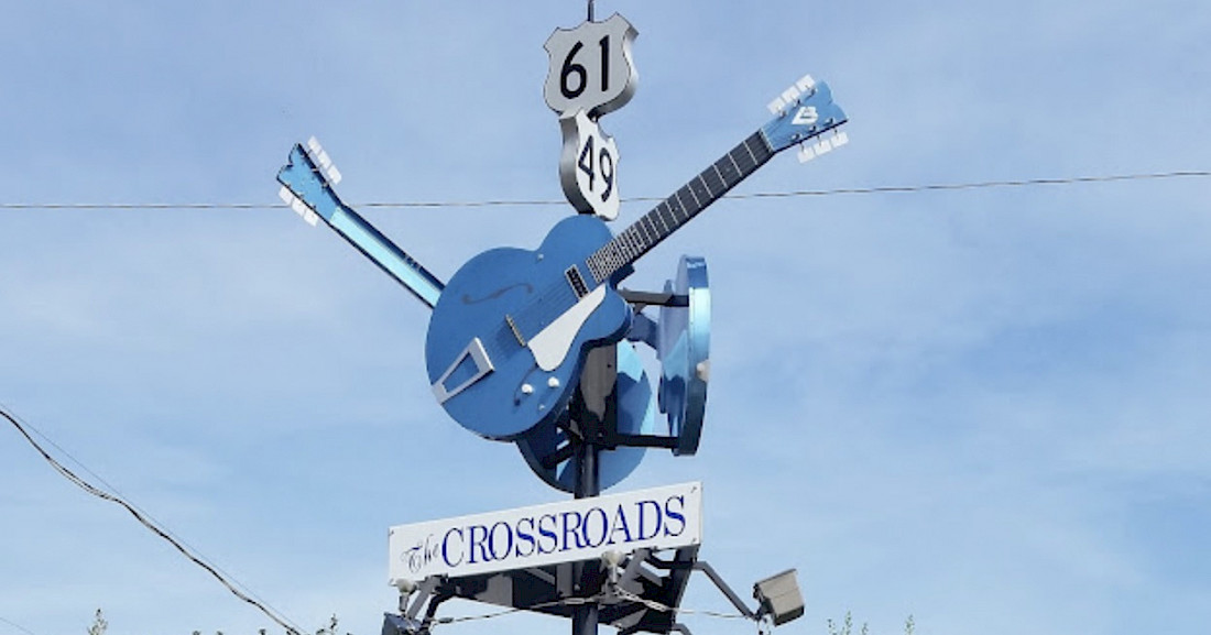 At the Crossroads in Clarksdale.