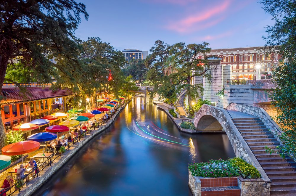 San Antonio's famed Riverwalk is a traveler's delight.