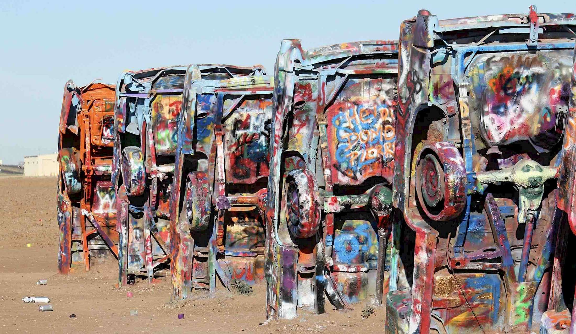 Cadillac Ranch - colorful and always changing.