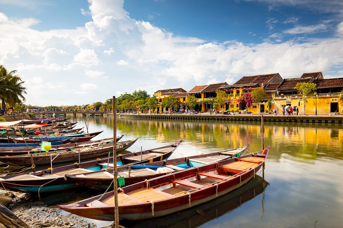 The bucolic village of  Hội An.